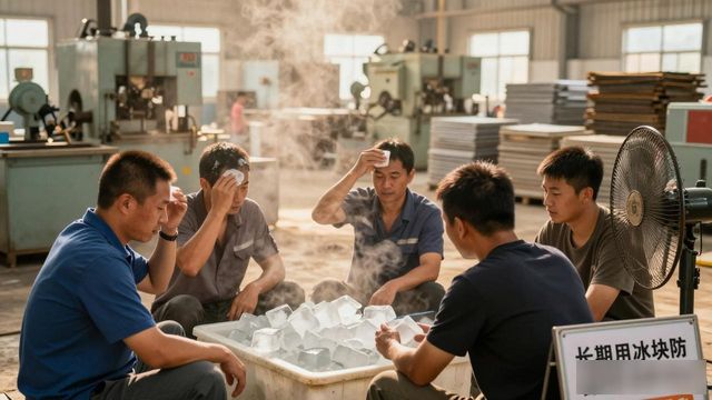 工厂高温环境降温方案_常州车间防暑降温冰块_车间防暑降温冰块使用方法