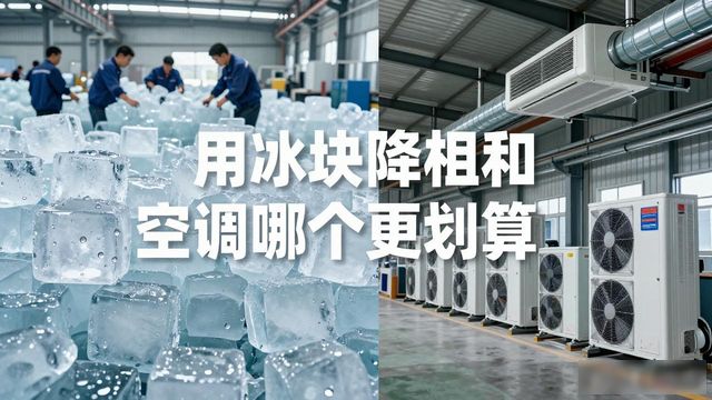 常州夏季车间降温大冰块，工厂防暑新选择