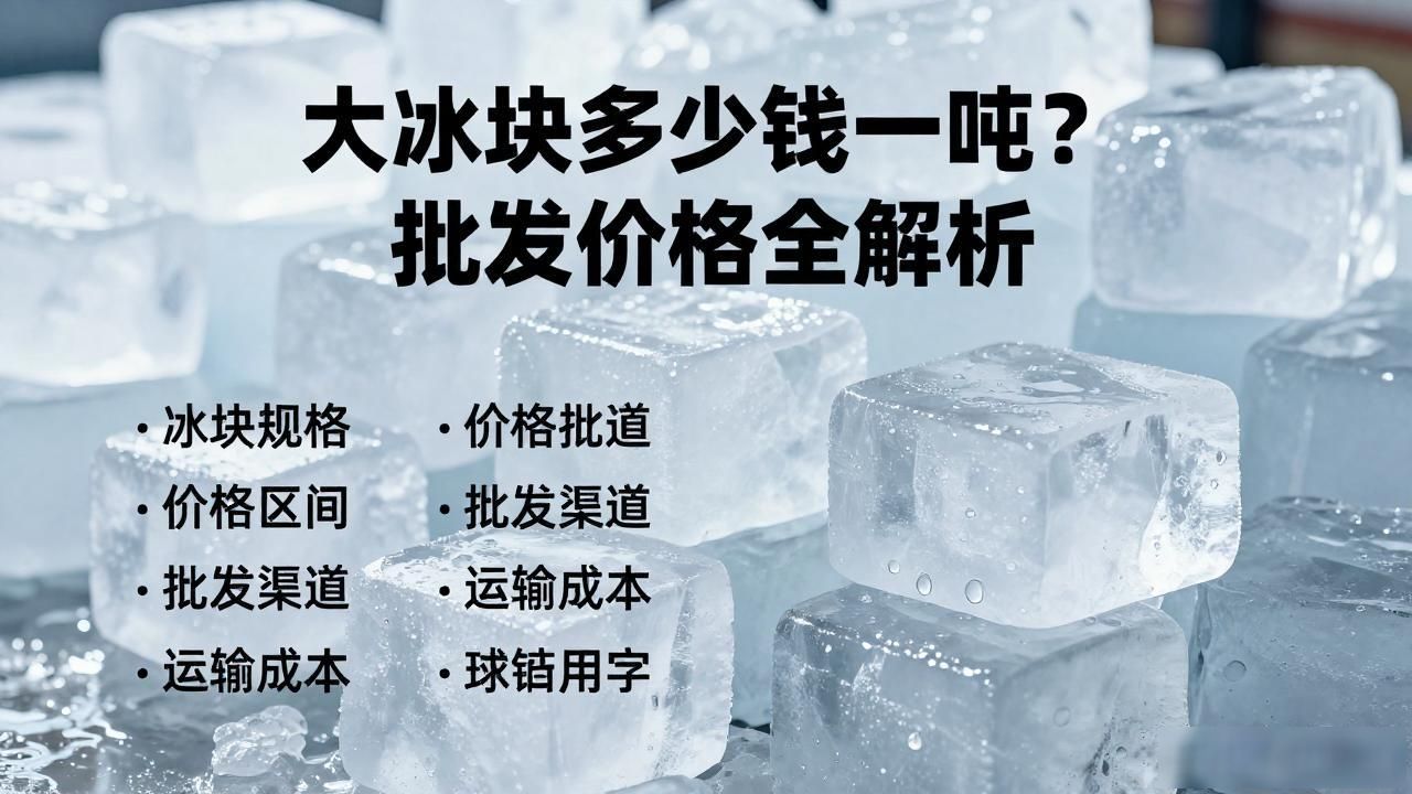 大冰块多少钱一吨？常州批发价格全解析